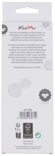 KnitPro-Zing Fixed Circular Needles 32"-Size 6/4mm 5A002FX0-1GHBS