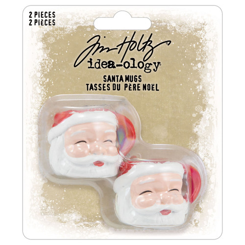 2 Pack - Tim Holtz Idea-ology-Santa Mug - 5A0026SD-1G96C - 040861944198