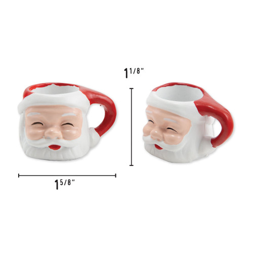 2 Pack - Tim Holtz Idea-ology-Santa Mug - 5A0026SD-1G96C