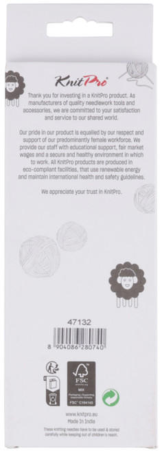 KnitPro-Zing Fixed Circular Needles 32"-Size 9/5.5mm - 5A002FX5-1GHC2 KnitPro-Zing Fixed Circular Needles 32"-Size 9/5.5mm - 5A002FX5-1GHC2