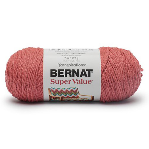 Bernat Super Value Solid Yarn-Farmhouse Red - 164053-1GHTP - 057355546592
