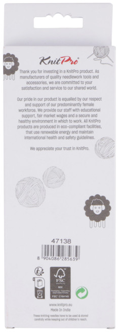 KnitPro-Zing Fixed Circular Needles 32"-Size 15/10mm 5A002FX3-1GHBZ