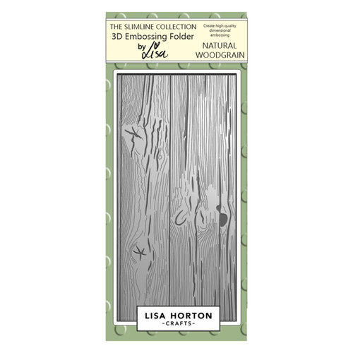 Lisa Horton Crafts Embossing Folder-Natural Woodgrain - 5A002G4N-1GJ1T - 792816357286