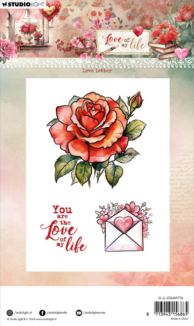 Studio Light Love Of My Life Stamp-Nr. 776, Love Letter - 5A002GQ6-1GJB3