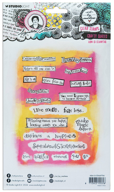 Art By Marlene Signature Collection Stamp-Nr. 746, Crafty Quotes - 5A002GQZ-1GJBD Art By Marlene Signature Collection Stamp-Nr. 746, Crafty Quotes - 5A002GQZ-1GJBD