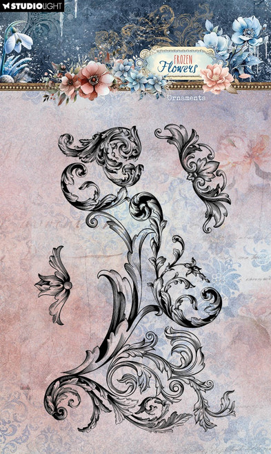 Studio Light Frozen Flowers Stamp-Nr. 771, Ornaments - 5A002GP8-1GJBQ - 8713943156650