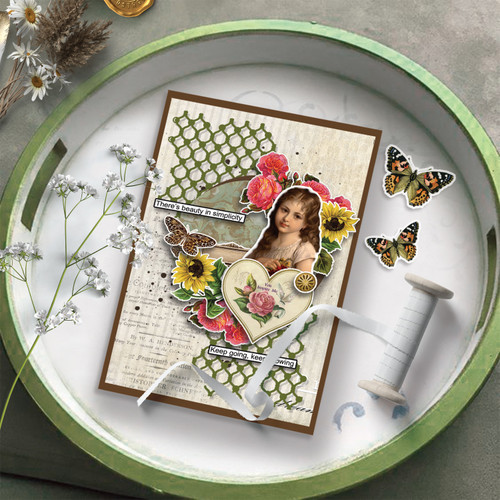 Dress My Craft Collection Kit -La Belle Fleur 5A002GFG-1GHZ4