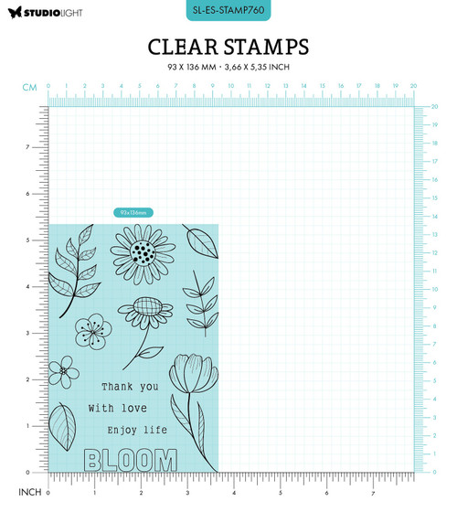 Studio Light Essentials Stamp-Nr. 760, Bouquet Pop-Up - 5A002GSV-1GJC9