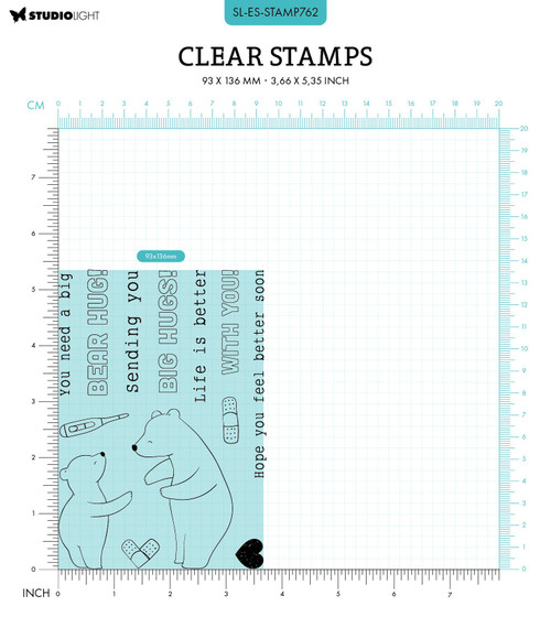 Studio Light Essentials Stamp-Nr. 762, Hug Slider - 5A002GTH-1GJ6Z