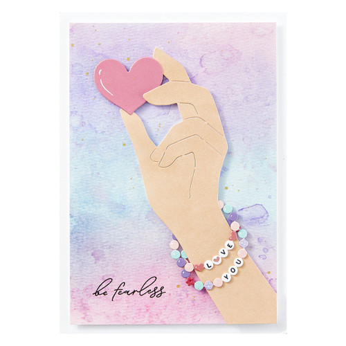 Spellbinders Etched Dies From The Beads Of Friendship-Bestie Heart In Hand - 5A002GDD-1GHXQ Spellbinders Etched Dies From The Beads Of Friendship-Bestie Heart In Hand - 5A002GDD-1GHXQ