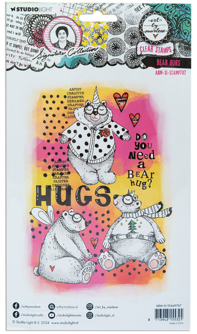 Art By Marlene Signature Collection Stamp-Nr. 747, Bear Hugs - 5A002GNW-1GJ9Q Art By Marlene Signature Collection Stamp-Nr. 747, Bear Hugs - 5A002GNW-1GJ9Q