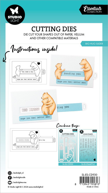 Studio Light Essentials Cutting Die-Nr. 930, Hug Slider - 5A002GS6-1GJ9N