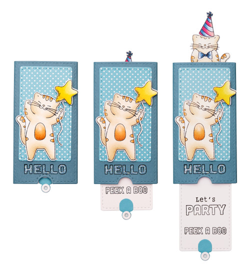 Studio Light Essentials Cutting Die-Nr. 929, Peek A Boo Slider - 5A002GRZ-1GJ8G Studio Light Essentials Cutting Die-Nr. 929, Peek A Boo Slider - 5A002GRZ-1GJ8G