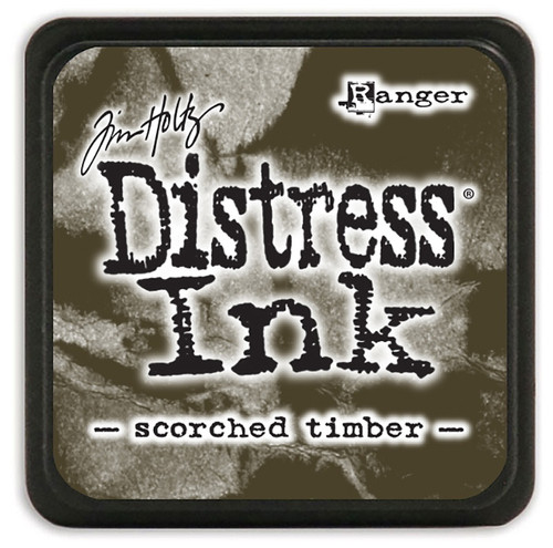 Tim Holtz Distress Mini Ink Pad-Scorched Timber - DMINI-1GHQ5 - 789541083559
