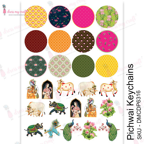 3 Pack - Dress My Craft Transfer Me Sheet A4-Pichwai Keychains - 5A002GG0-1GHYQ - 194186017577
