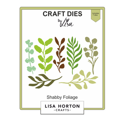 Lisa Horton Crafts Dies-Shabby Foliage - 5A002G2Z-1GHKT - 792816356777