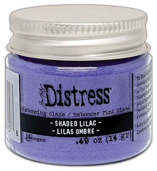 Tim Holtz Distress Embossing Glaze-Shaded Lilac - TDE-1GHQ9 - 789541088158