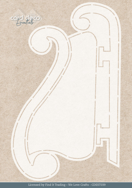 2 Pack - Find It Trading Card Deco Essentials Stencil-Nostalgic Sleigh A5, Nostalgic Noel - 5A002GL4-1GJ3C - 8718715141926
