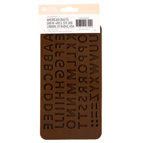 Sweetshop Silicone Mold-Alphabet - 34014294