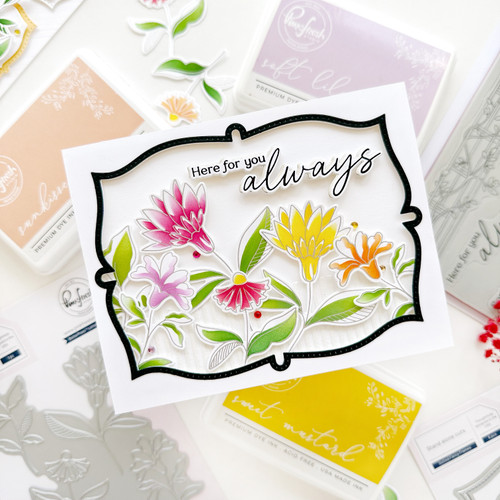 Pinkfresh Studio Press Plate-Kindness In Bloom - 5A002CVT-1GGCV Pinkfresh Studio Press Plate-Kindness In Bloom - 5A002CVT-1GGCV