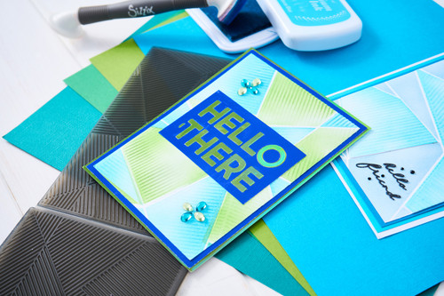 Sizzix 3D Textured Impressions Emboss Folder By Stacey Park-Down The Line, Cosmopolitan - 5A002824-1GB4Q