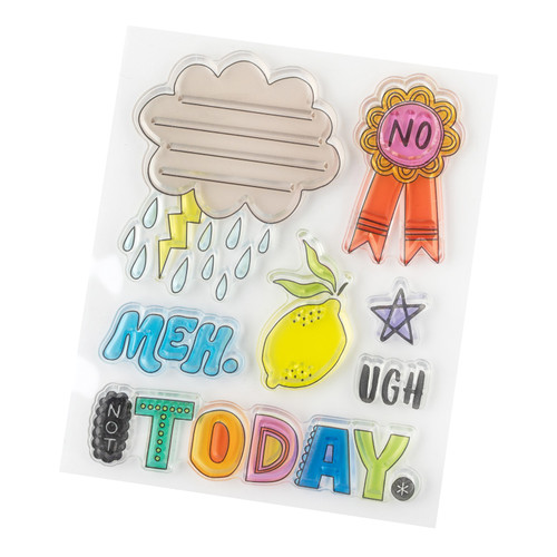 3 Pack - American Crafts Whatevs Clear Stamps-7/Pkg - 34030596 3 Pack - American Crafts Whatevs Clear Stamps-7/Pkg - 34030596