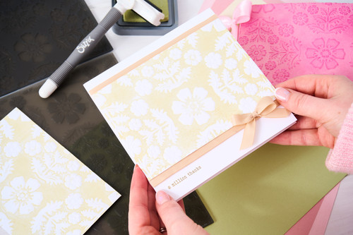 Sizzix Textured Impressions Embossing Folder By Eileen Hull-Floral Damask - 5A002826-1GB4V