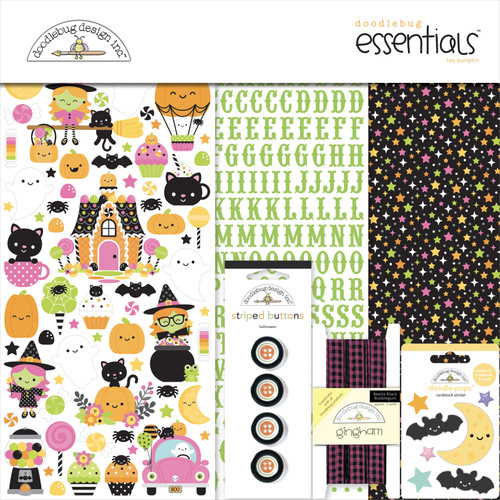 Doodlebug Essentials Page Kit 12"X12"-Hey Pumpkin 5A002C4G-1GFNN - 842715086098