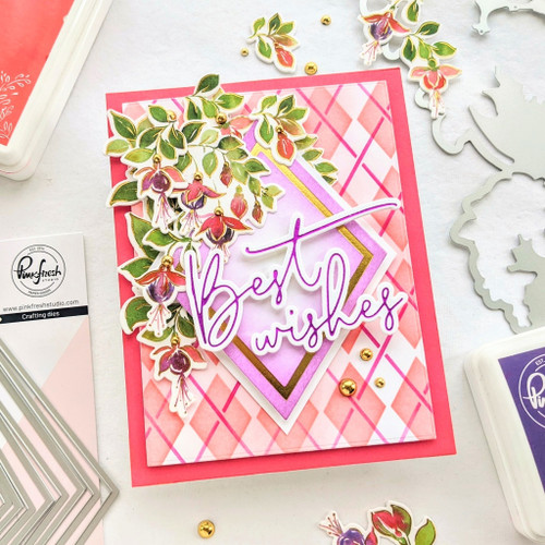 Pinkfresh Studio Die Set-Nested Diamonds PF147922