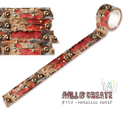 AALL And Create Layer-It-Up Washi Tape-Metallic Motif - 5A002C66-1GFQZ - 5060979166546