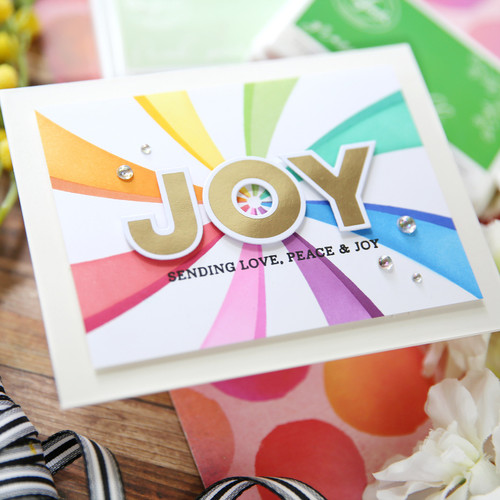 2 Pack Pinkfresh Studio Hot Foil Plate-Joy PF174922
