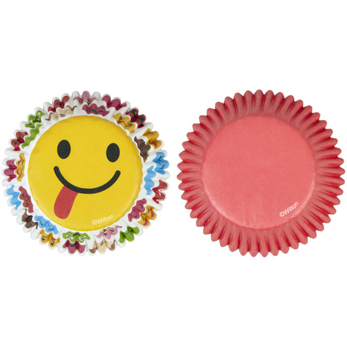 6 Pack - Wilton Standard Baking Cups 75/Pkg-Smiling Emoji - 5A002HBK-1GJW3 6 Pack - Wilton Standard Baking Cups 75/Pkg-Smiling Emoji - 5A002HBK-1GJW3