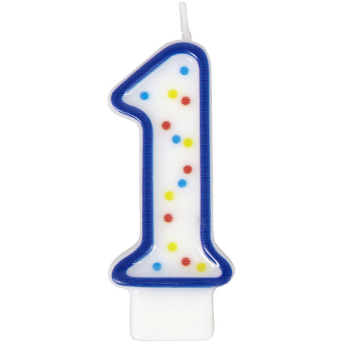 12 Pack - Wilton Number Birthday Candle-1, Blue - 5A002HB3-1GJWC 12 Pack - Wilton Number Birthday Candle-1, Blue - 5A002HB3-1GJWC