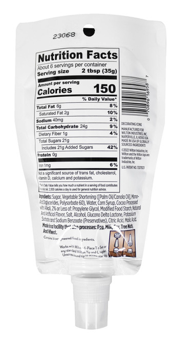 3 Pack - Wilton Icing Decorating Pouch With Tips 7oz-Chocolate - 5A002HBN-1GJWL 3 Pack - Wilton Icing Decorating Pouch With Tips 7oz-Chocolate - 5A002HBN-1GJWL