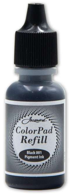 3 Pack - Jaquard Pigment Ink Color Pad Refill-Black - 5A002HFC-1GJZD - 743772000709