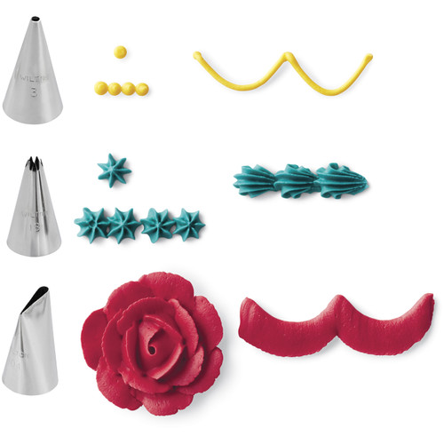 3 Pack - Wilton Basic Decorating Tip Set -4 Pieces - 5A002HBC-1GJV9 3 Pack - Wilton Basic Decorating Tip Set -4 Pieces - 5A002HBC-1GJV9