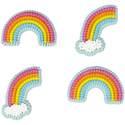 3 Pack - Wilton Icing Decorations 12/Pkg-Rainbow - 5A002H9P-1GJVB