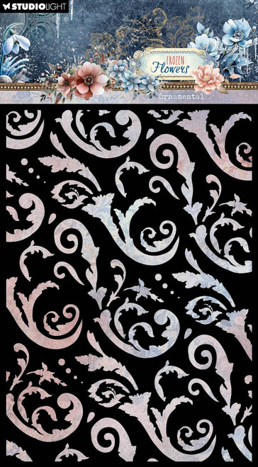 2 Pack - Studio Light Frozen Flowers 4.13"X5.83" Stencil-Nr. 313, Ornamental - 5A002GS5-1GJ8L - 8713943156636 2 Pack - Studio Light Frozen Flowers 4.13"X5.83" Stencil-Nr. 313, Ornamental - 5A002GS5-1GJ8L - 8713943156636
