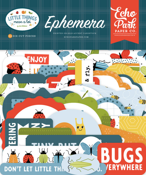 3 Pack Echo Park Ephemera-Icons, Little Things Mean A Lot 5A002H20-1GJL5 - 732388445721
