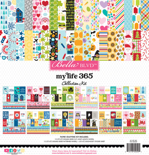 Bella Blvd Collection Kit 12"X12"-My Life 365 - 5A002H7K-1GJSW - 810176550595
