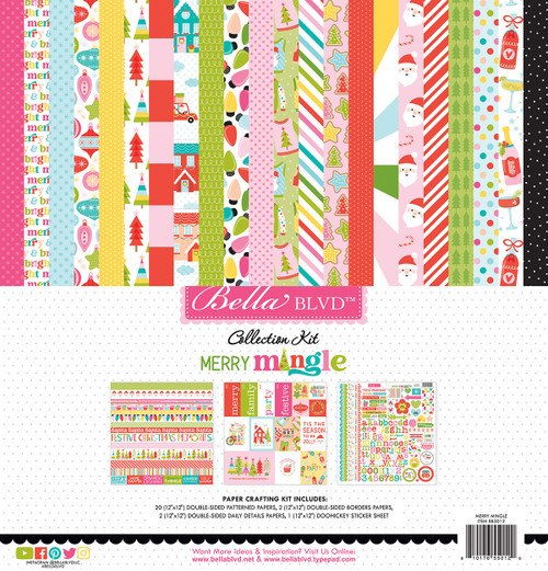 Bella Blvd Collection Kit 12"X12"-Merry Mingle - 5A002H80-1GJT6 - 810176550120