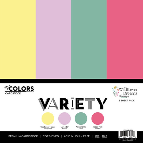 2 Pack - PhotoPlay Cardstock Variety Pack 8/Pkg-Wildflower Dreams - 5A002FGK-1GGWB - 709388347348