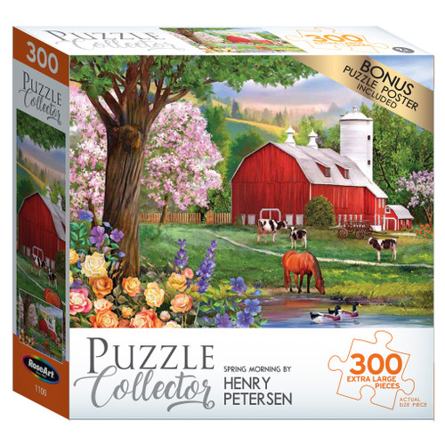 RoseArt Jigsaw Puzzle 300 Pieces 18"X24"-Spring Morning - 5A002H66-1GJQQ - 4895145432689