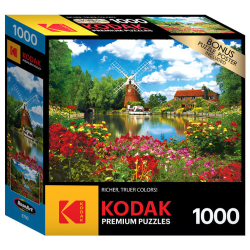 Kodak Premium Jigsaw Puzzle 1000 Pieces 19.25"X26"-Hunsett Mill & The River - 5A002H68-1GJQX - 4895145420044