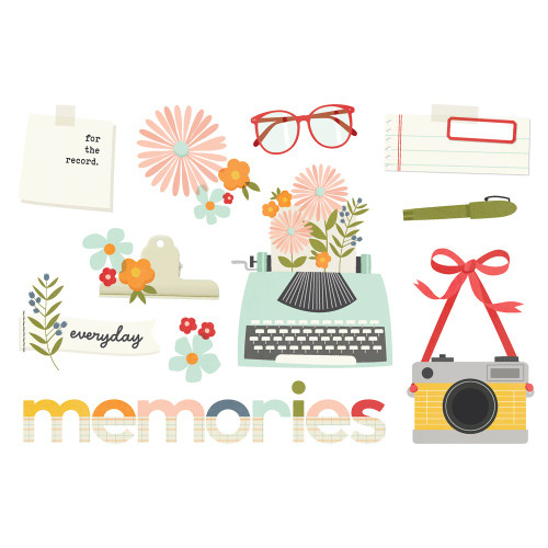Simple Stories Simple Pages Page Pieces-For The Record - 5A002GY0-1GJGF