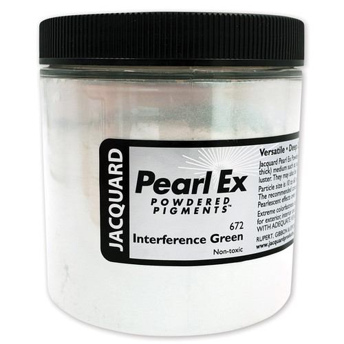 Jaquard Pearl Ex Powdered Pigments 4oz-#672 Interference Green - 5A002HG0-1GJZG - 743772030539