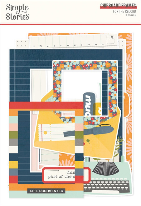For The Record Chipboard Frames-6/Pkg - 5A002GVB-1GJG6 - 810150775259
