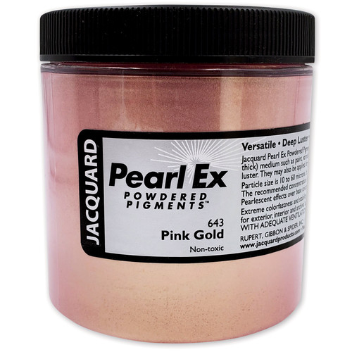 Jaquard Pearl Ex Powdered Pigments 4oz-#643 Pink Gold - 5A002HFK-1GJZR - 743772030300