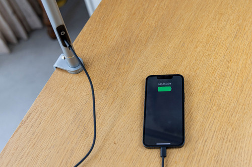 Daylight Slimline 4 Table Lamp-Brushed Steel - 5A002GLL-1GJ43