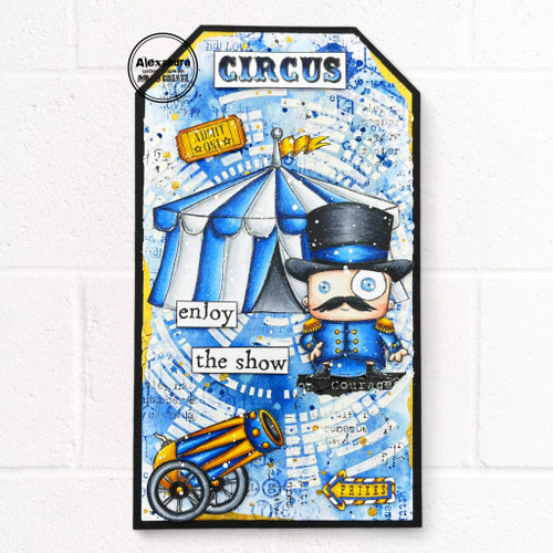 AALL And Create A6 Photopolymer Clear Stamp Set-The Big Top - 5A002GJ7-1GJ12 AALL And Create A6 Photopolymer Clear Stamp Set-The Big Top - 5A002GJ7-1GJ12